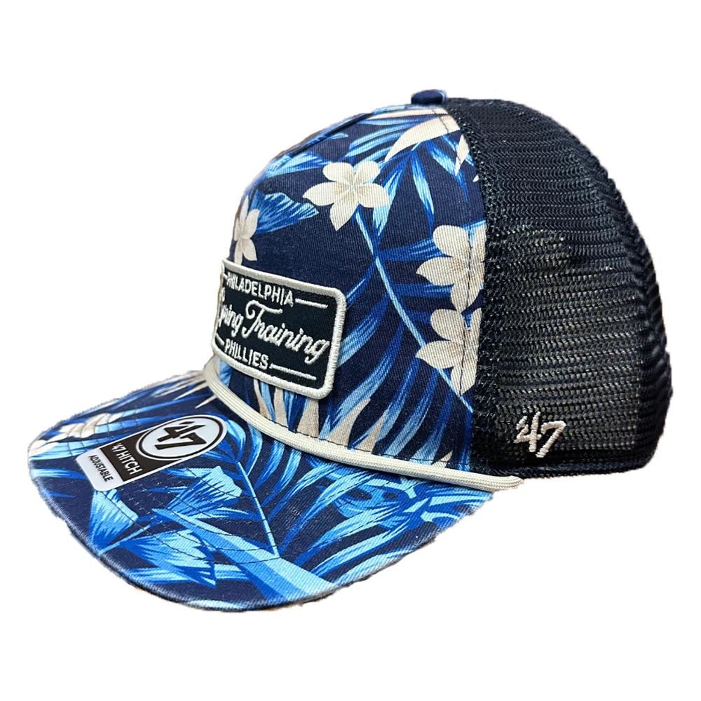 Philadelphia Phillies 47 Brand Navy Tropical Hitch Cap - Image 2