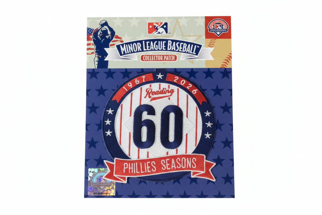 Philadelphia Phillies Affiliate 60th Anniversary Patch