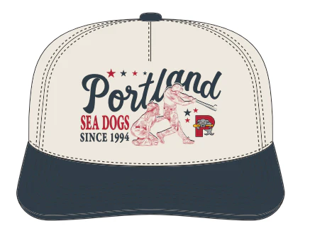 Portland Sea Dogs Fireworks Screen Hitch Hat