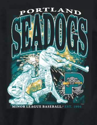 Portland Sea Dogs Fireworks Tee - Image 2