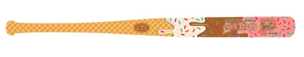 Portland Sea Dogs Ice Cream Mini Bat