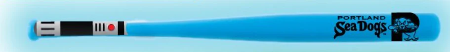 Portland Sea Dogs Lightsaber Mini Bats - Image 2