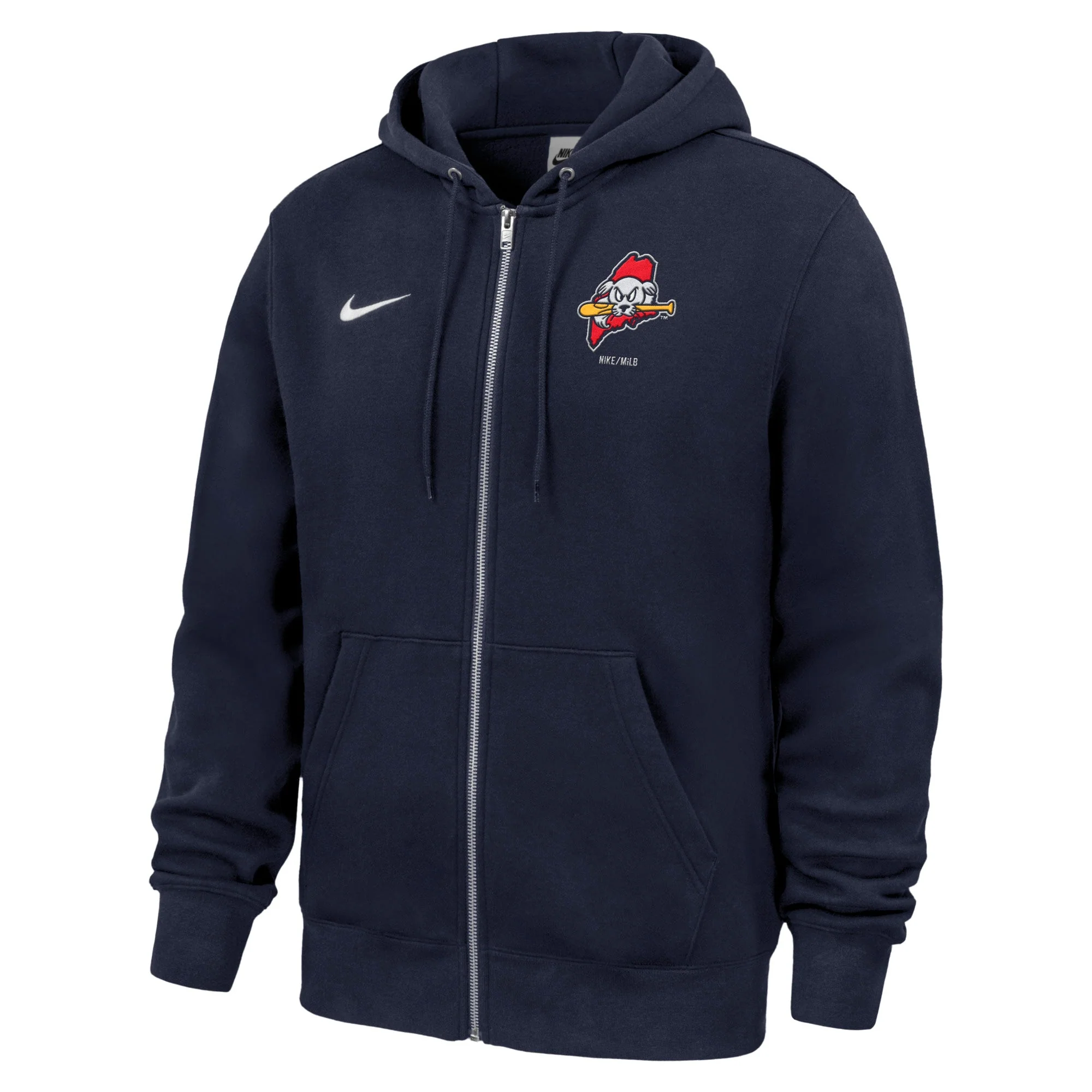Portland Sea Dogs Nike Full Zip Hoodie