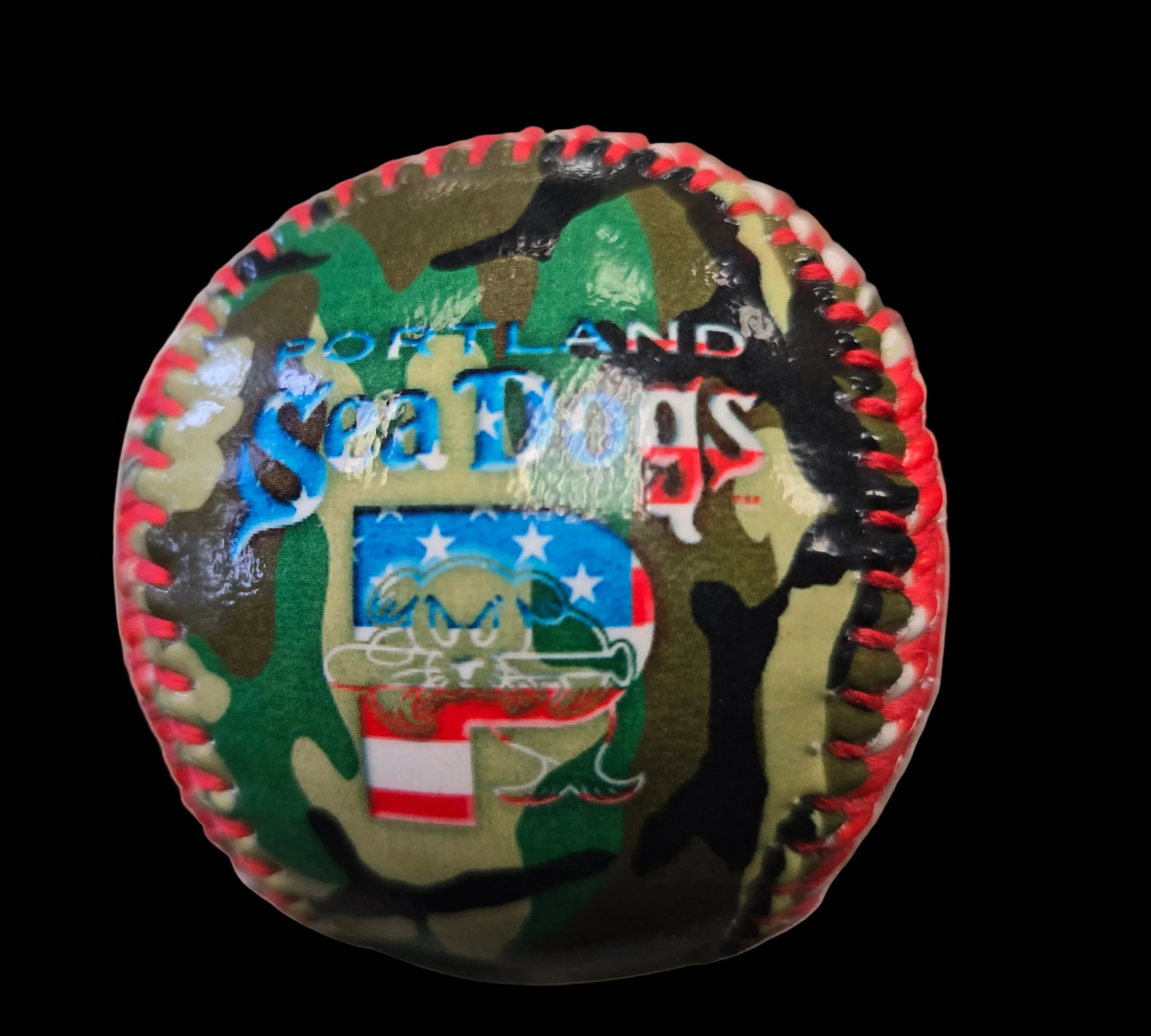 Portland Sea Dogs Patriotic Baseball