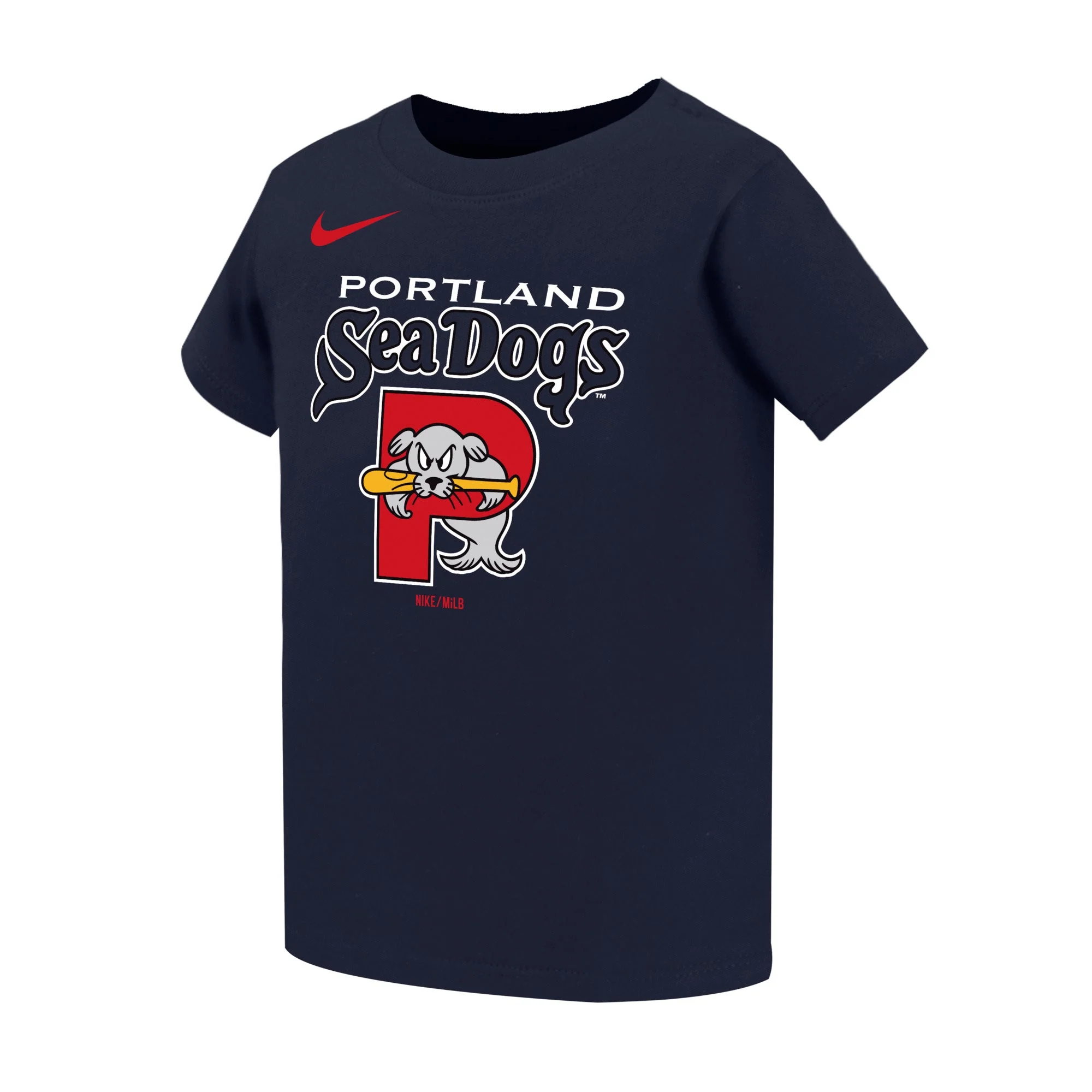 Portland Sea Dogs Preschool Core Cotton Nike Tee