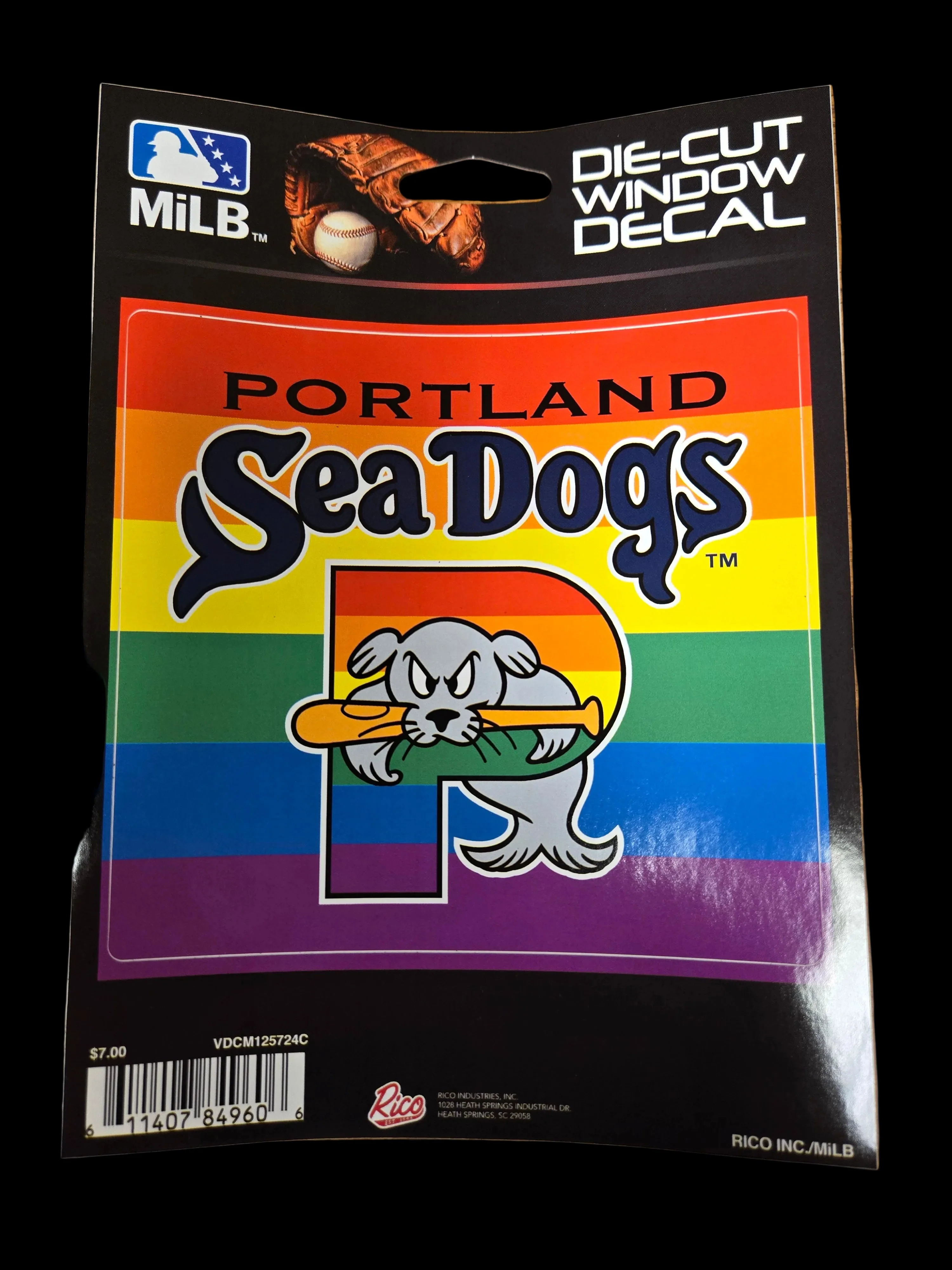 Portland Sea Dogs Pride Decal