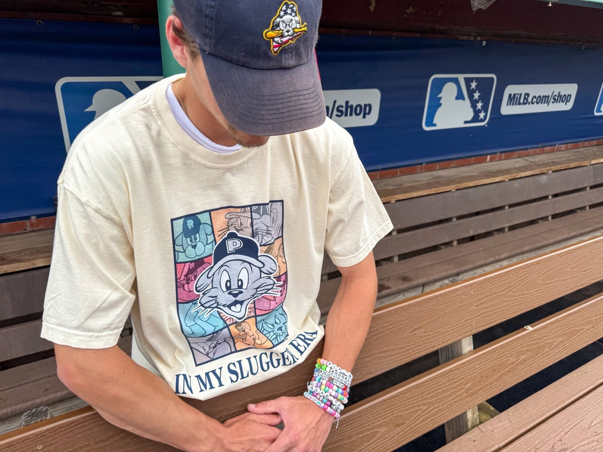 Portland Sea Dogs Slugger Eras T-Shirt - Image 2
