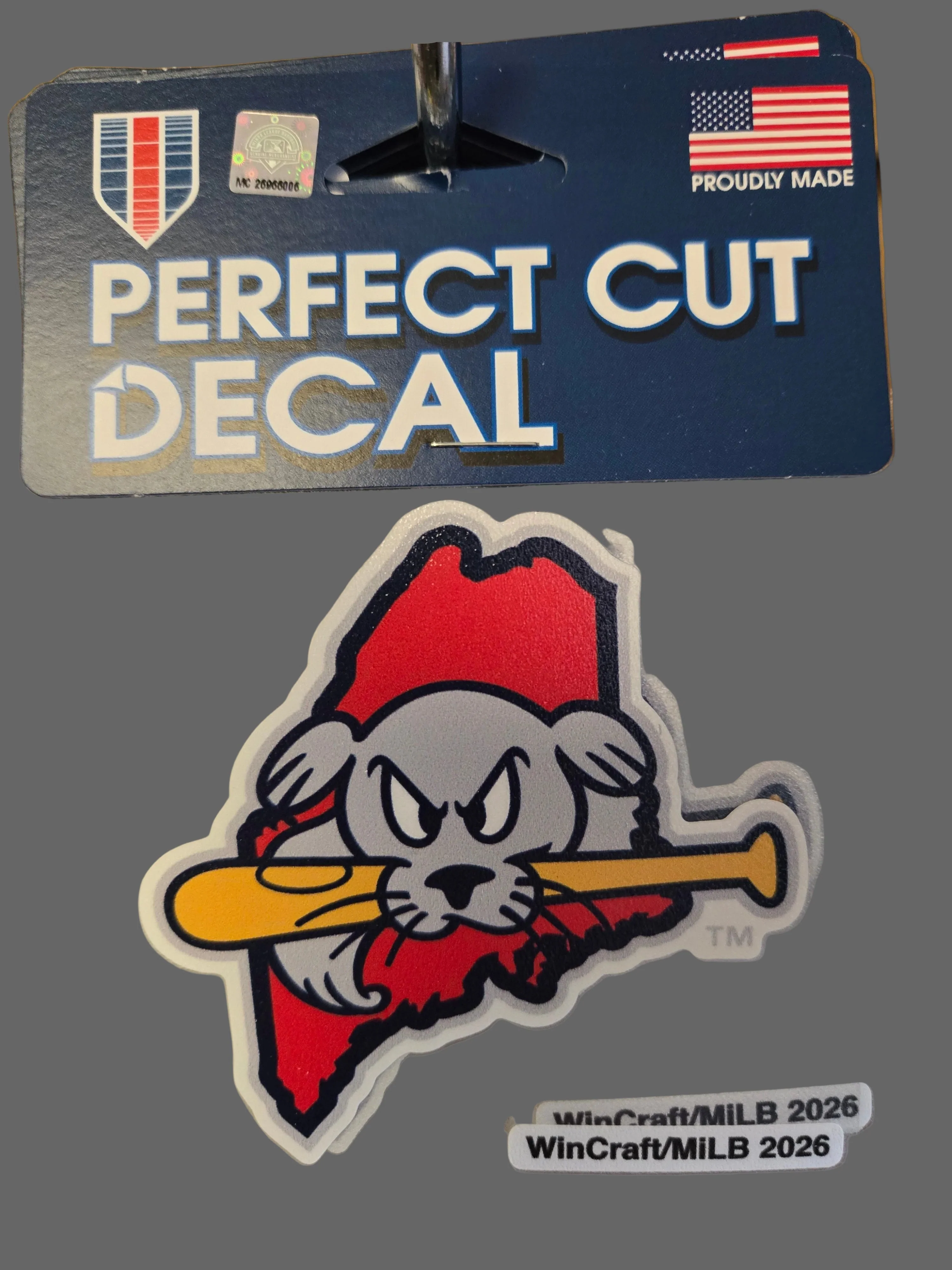 Portland Sea Dogs State 4X4 Perfect Cut Decal