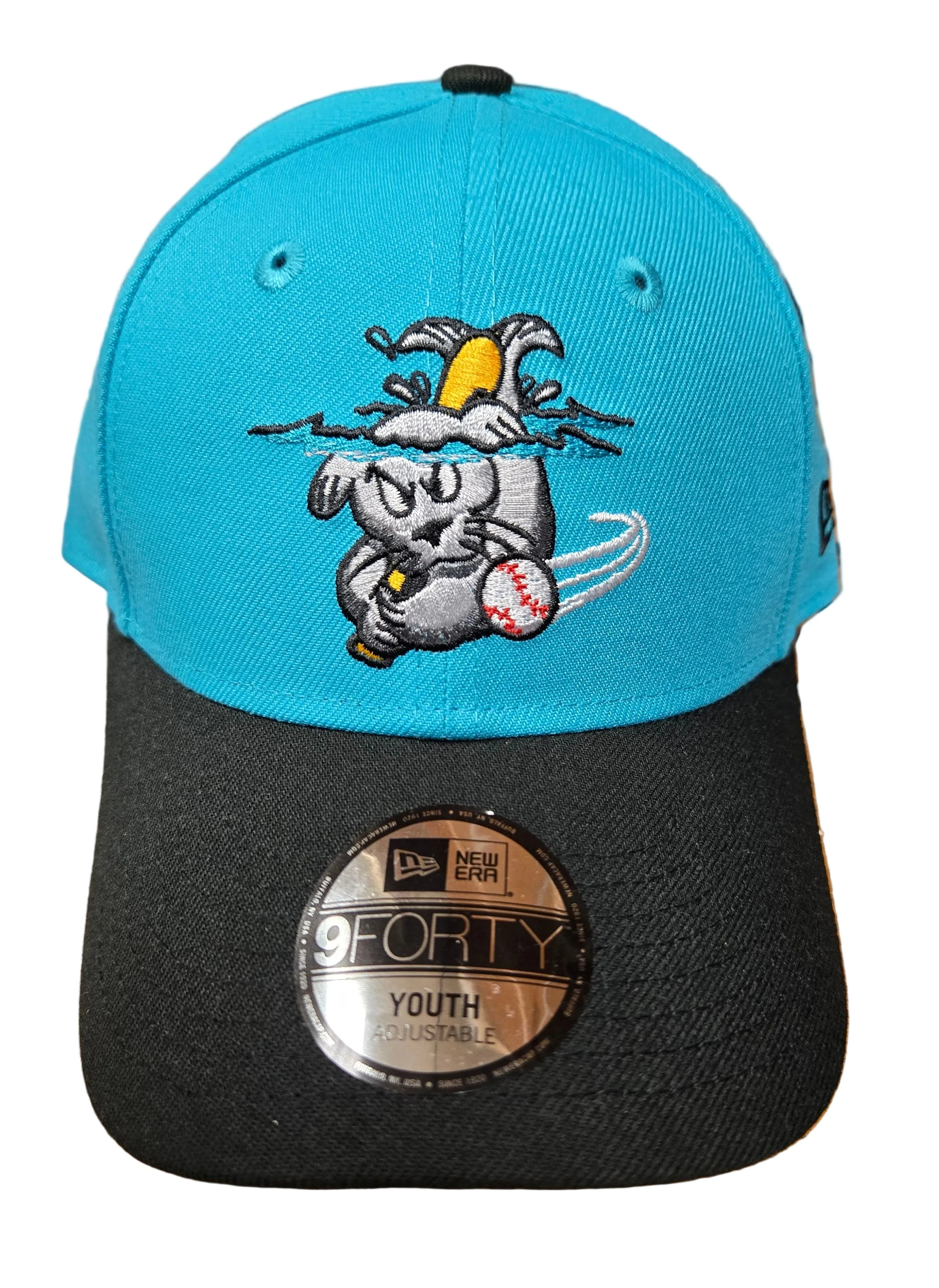 Portland Sea Dogs Youth 9Forty Slugger Wave Throwback