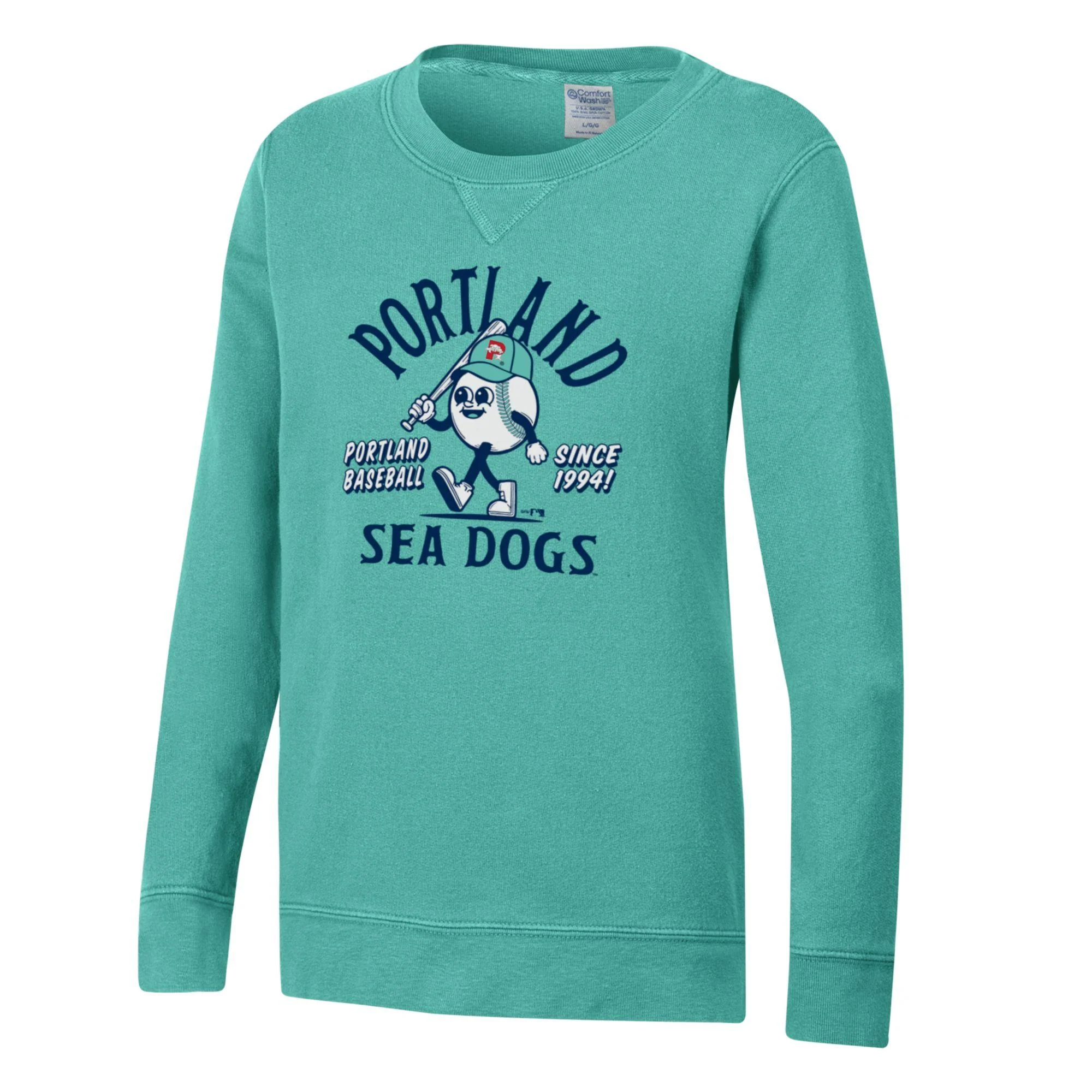 Portland Sea Dogs Youth Baseball Crewneck