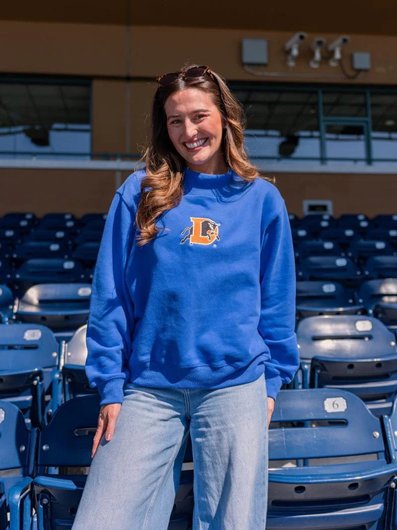 PRE-ORDER Durham Bulls Girl Tribe Royal Crewneck - Image 5