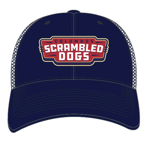'47 Navy Wordmark Scrambled Dogs Trucker