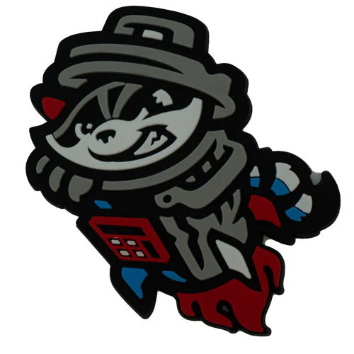 Rocket City Trash Pandas Primary PVC Magnet