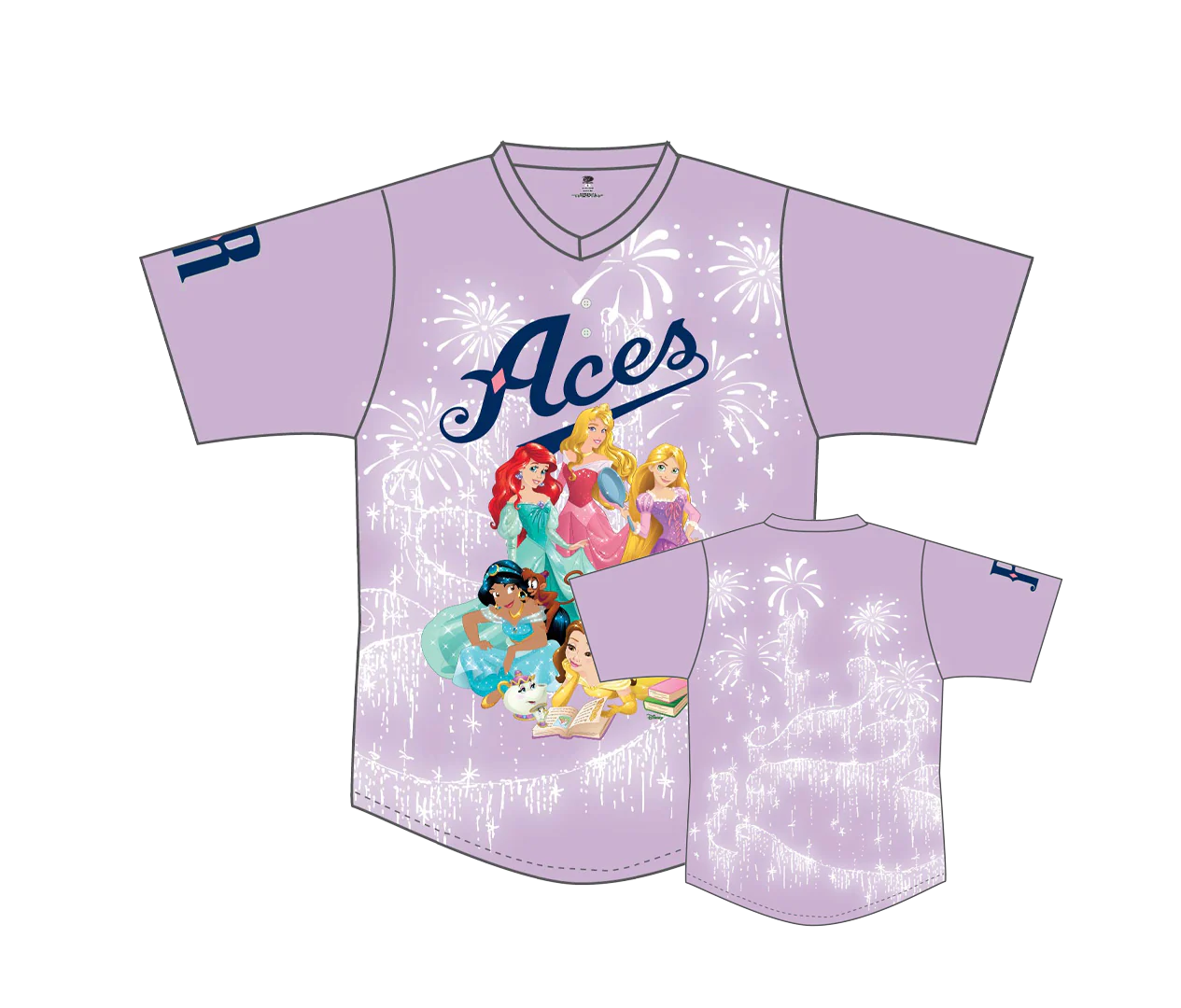 Reno Aces OT Sports Adult Princess Theme Night Purple Jersey