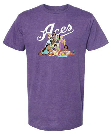 Reno Aces Princess Theme Night Purple Tee