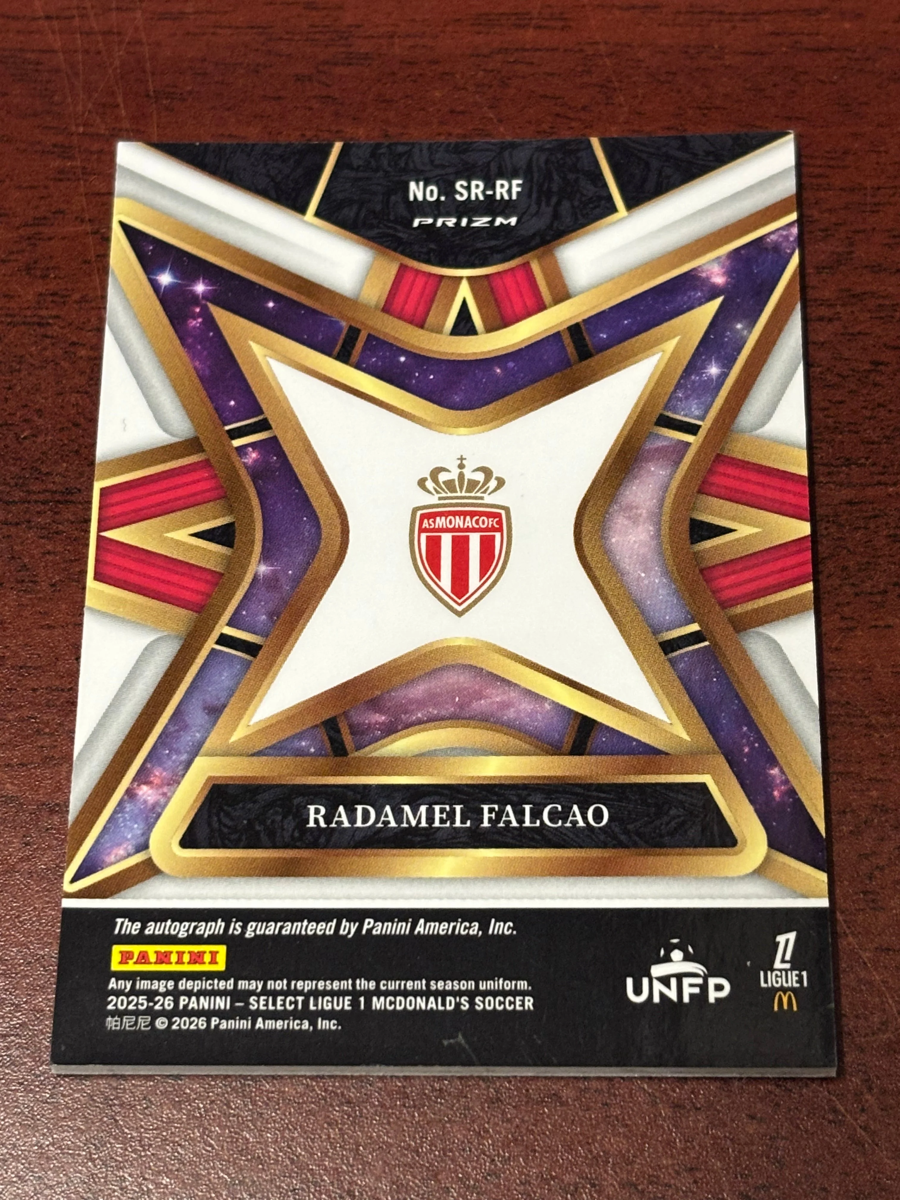 Radamel Falcao 2026 Panini Select Prizm Ligue 1 M - Image 2
