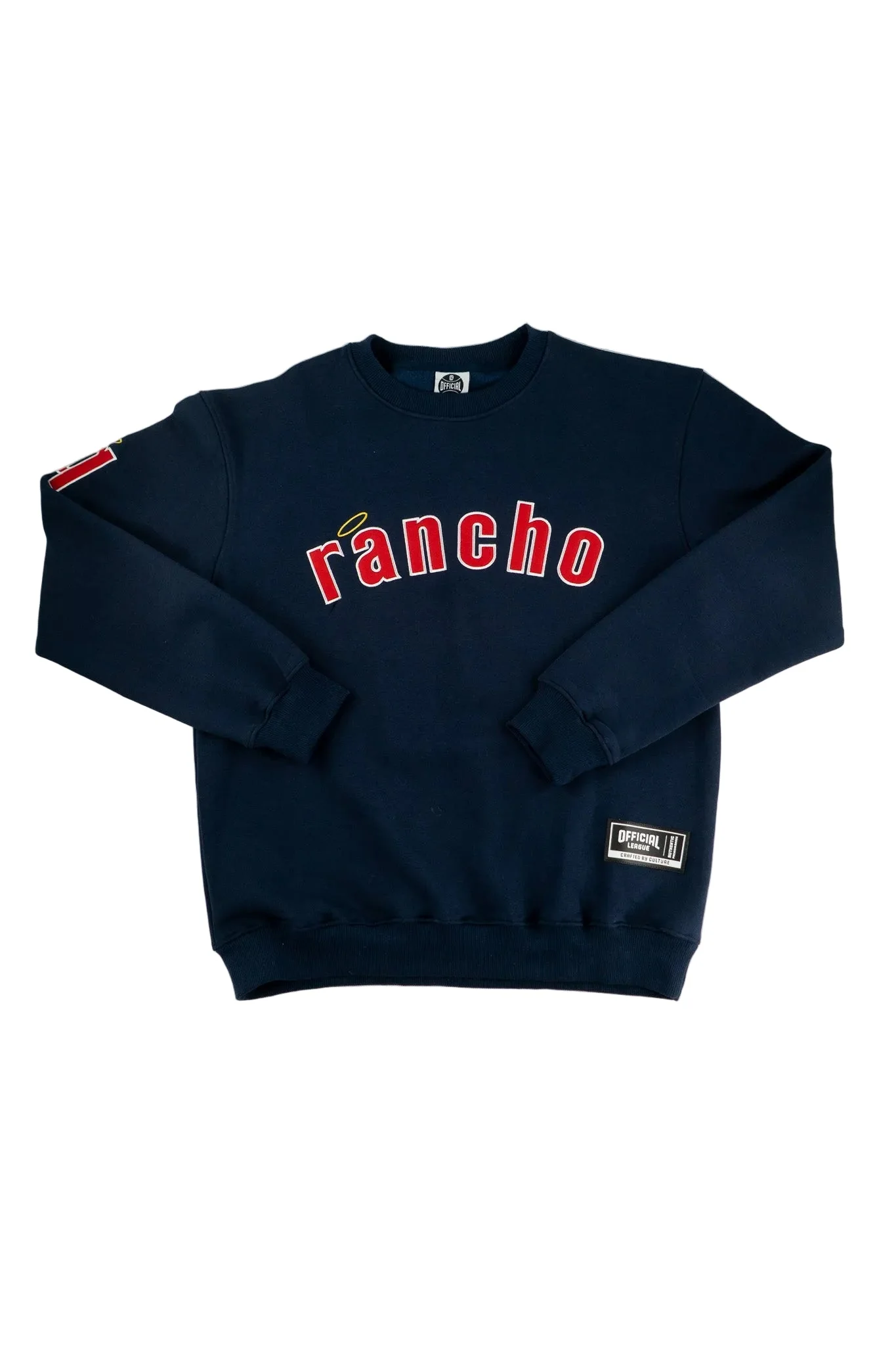 Rancho Cucamonga Quakes Sweatshirt- 70's Applique Crew Neck