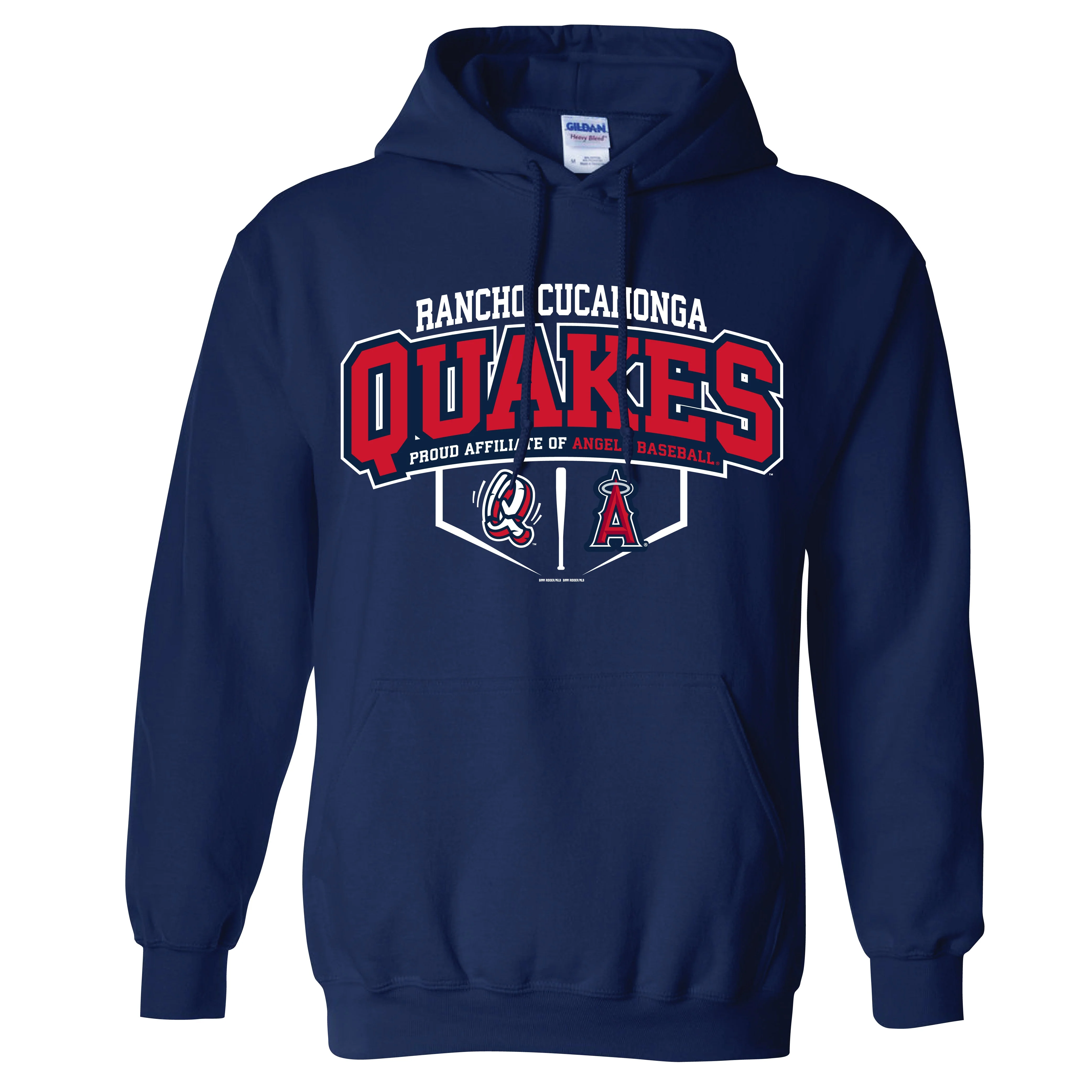 Rancho Cucamonga Quakes Tee - Quakes x LA Angels Affiliate Hoodie
