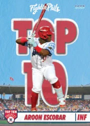 Reading Fightin Phils 2026 Top Ten Prospect Card Set - Image 10
