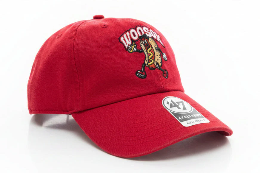 Worcester Red Sox 47 Brand Red Hot Dog Clean Up