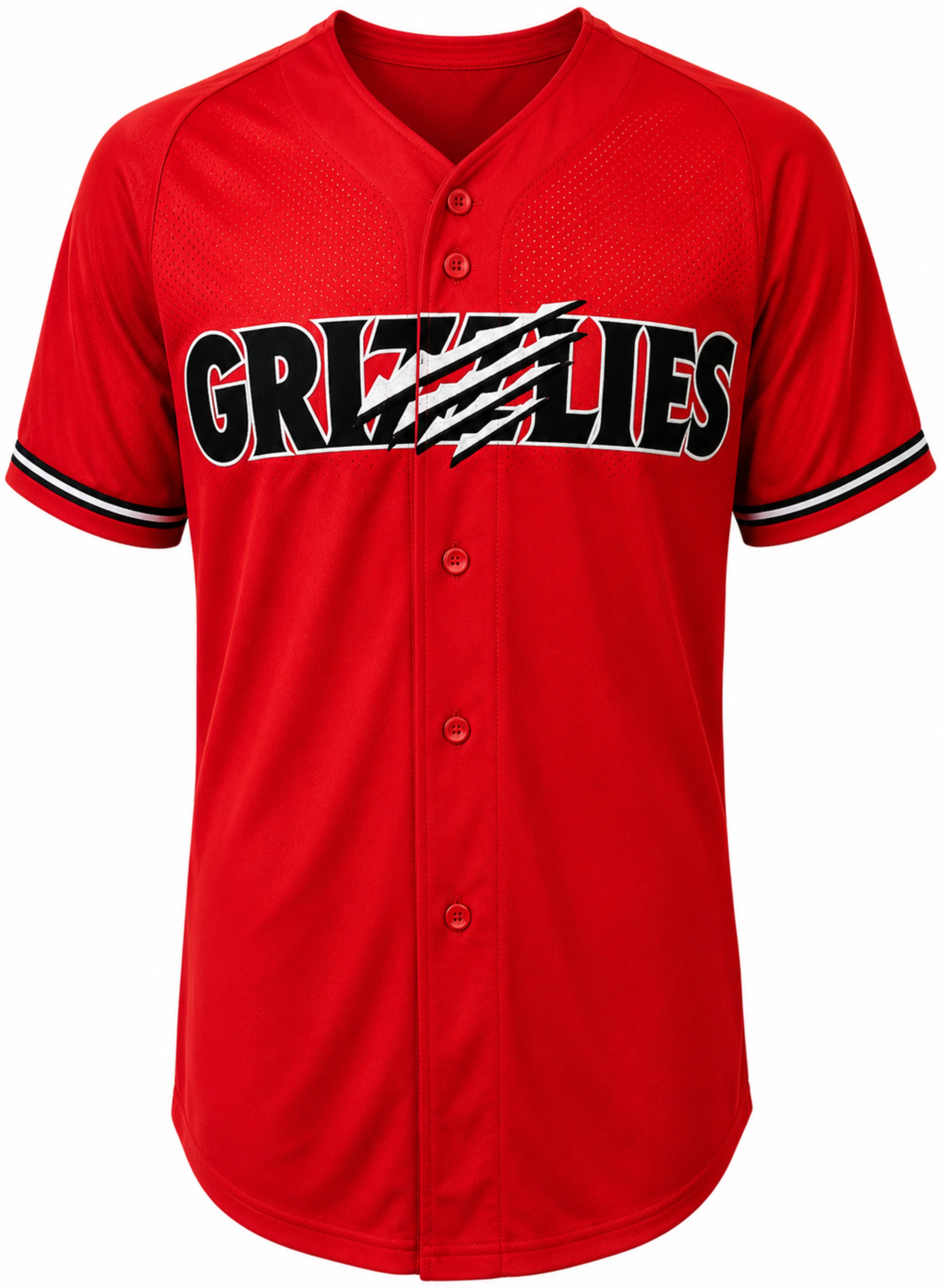 Fresno Grizzlies Authentic Red Alternate Jersey