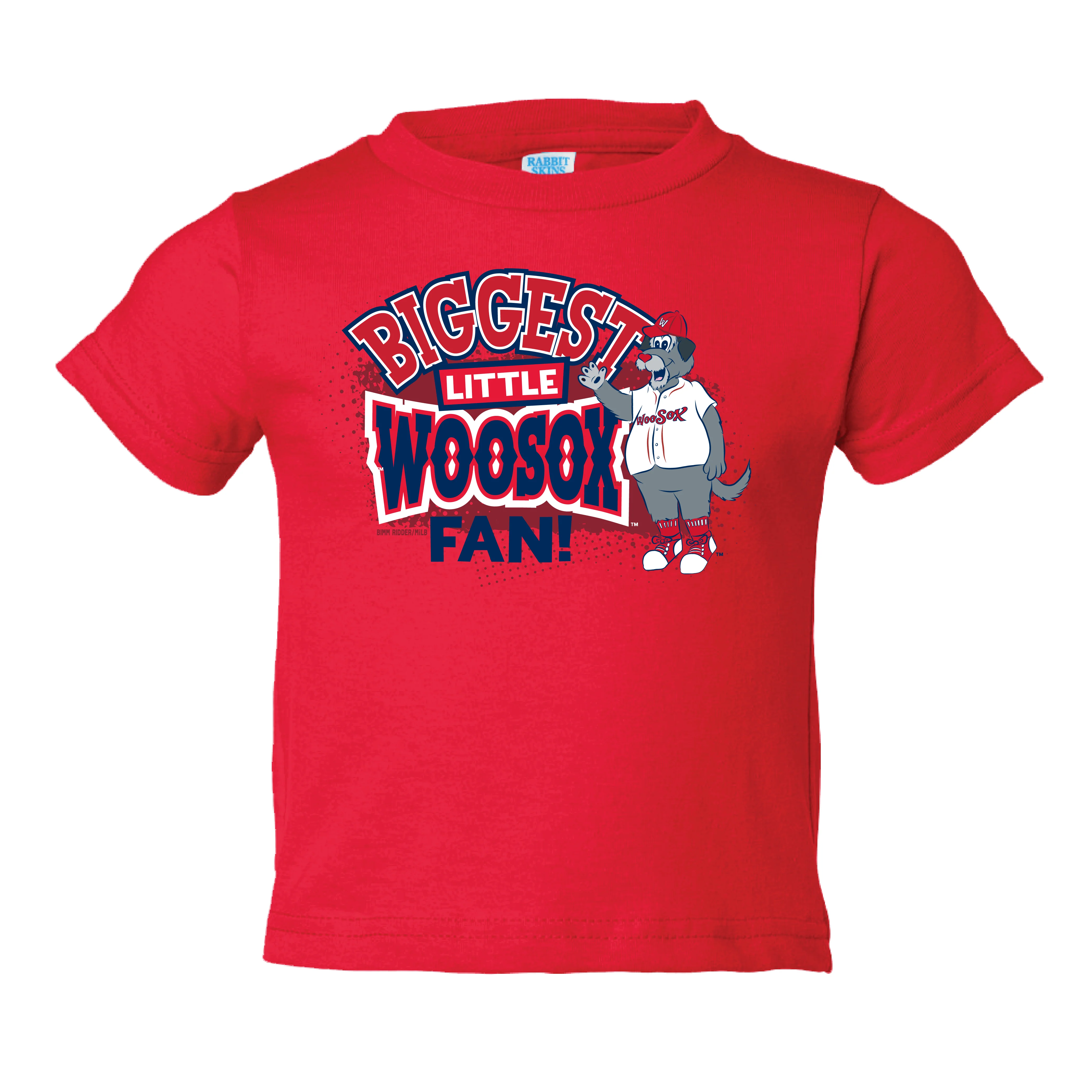 Worcester Red Sox Bimm Ridder Red Infant Woofster Biggest Fan Impasta T-shirt