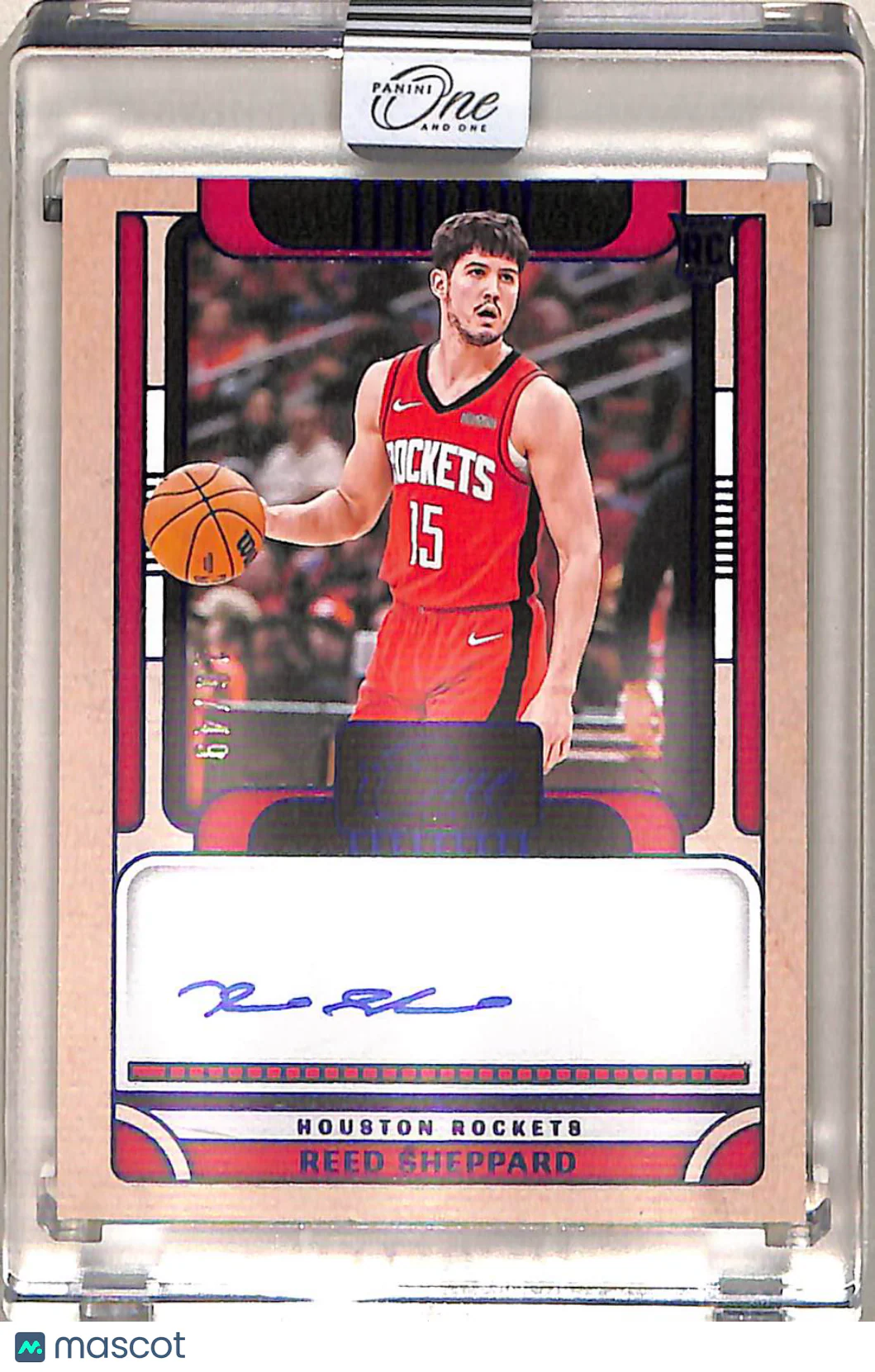 Reed Sheppard 2025 Panini One and One #RA-SHP Aut