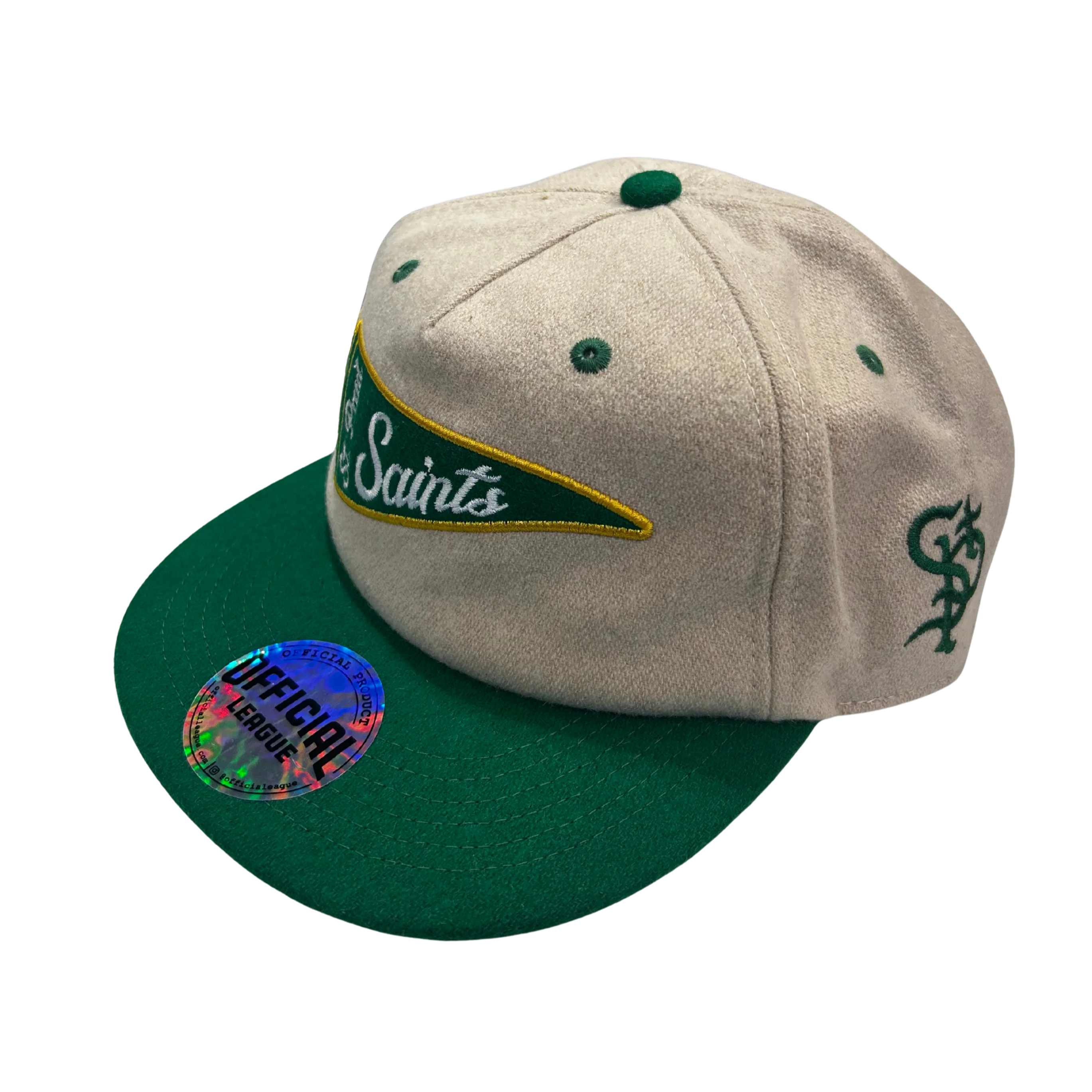 St. Paul Saints Retro Wool Saint Paul Pennant Cap - Image 3