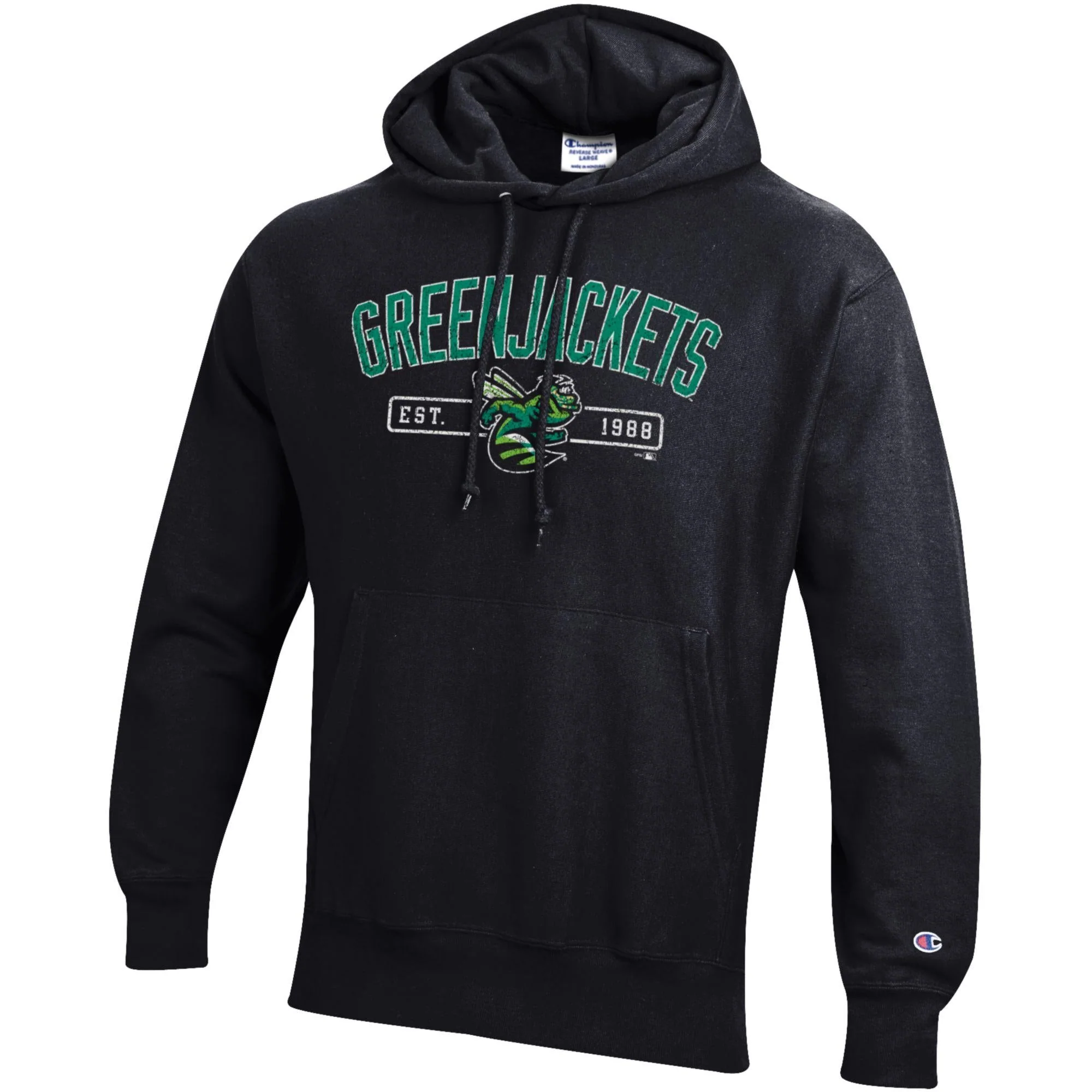 Augusta GreenJackets Reverse Weave Hoodie
