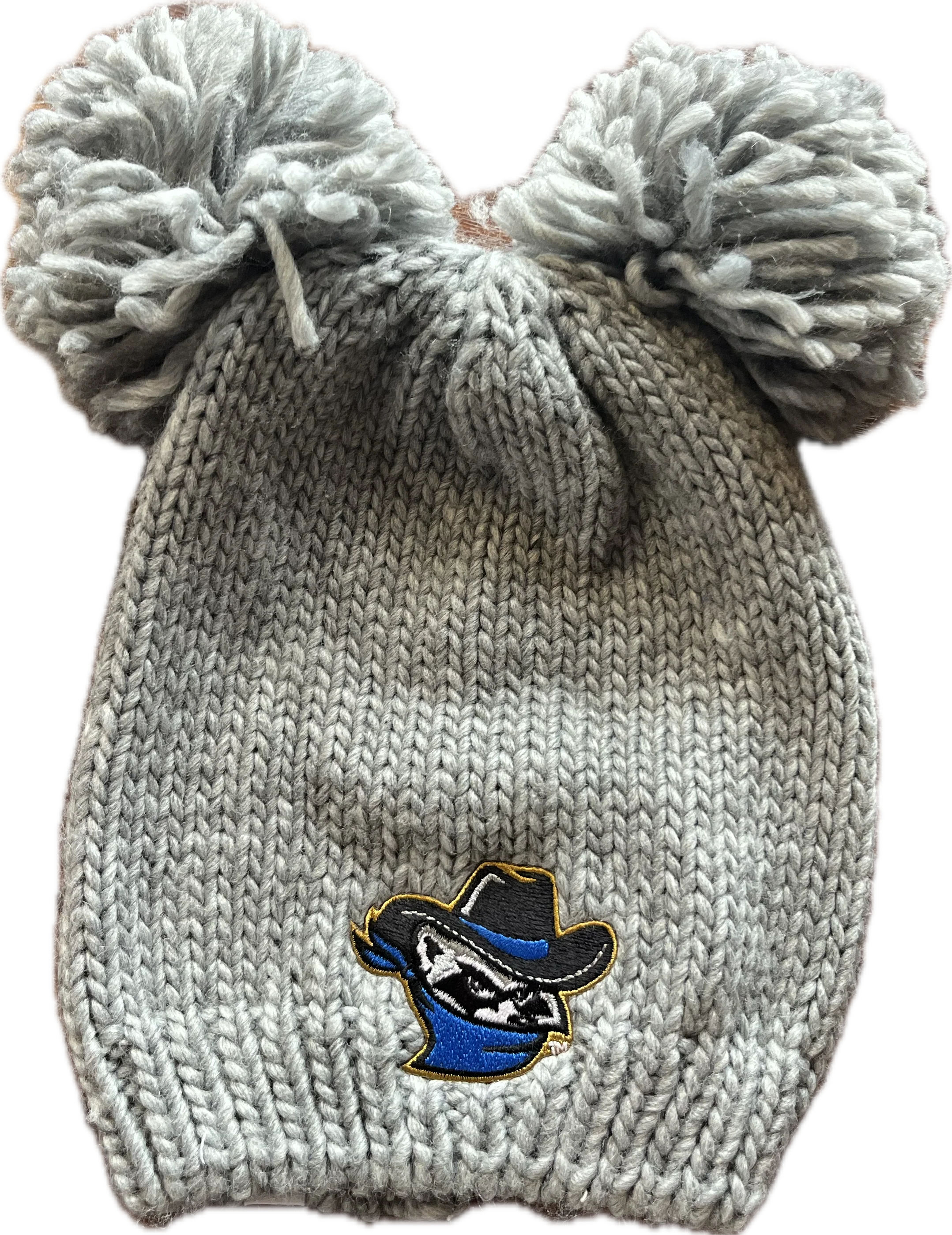 Rey - Youth Double Pom Knit Hat