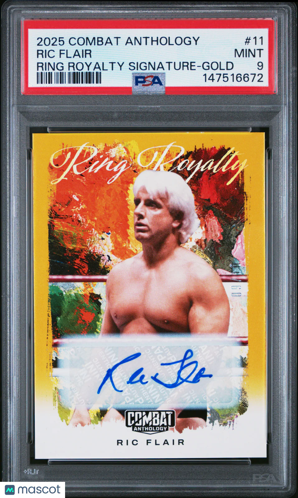 Ric Flair 2025 Panini Combat Anthology Ring Royal