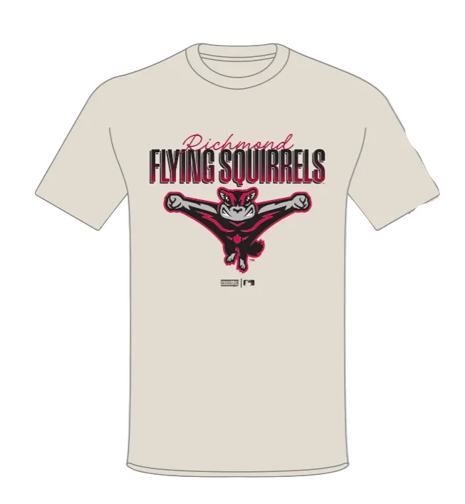 Richmond Flying Squirrels Baseballism Retro Blend Tee