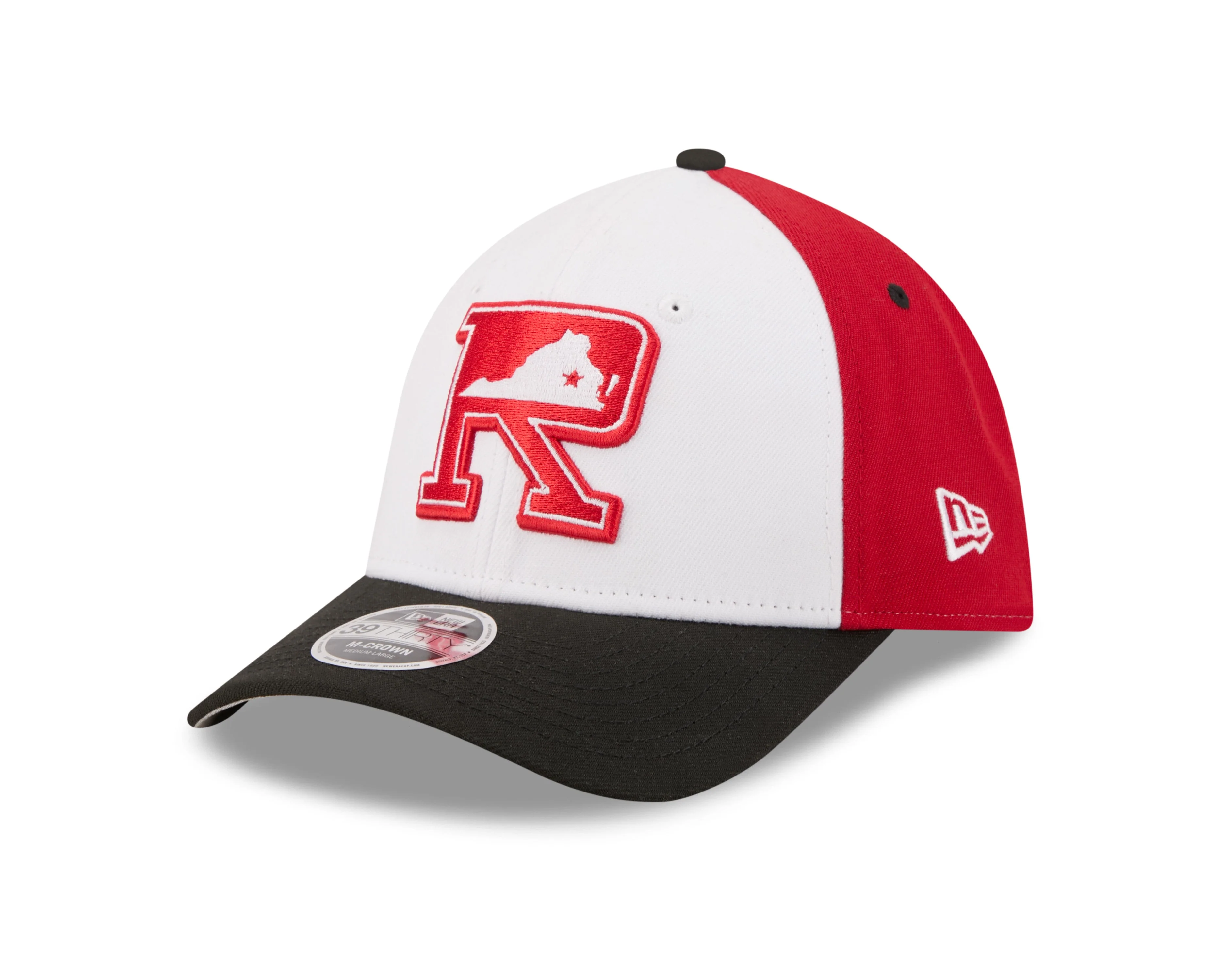 Richmond Flying Squirrels New Era Fauxback 39Thirty M-Crown