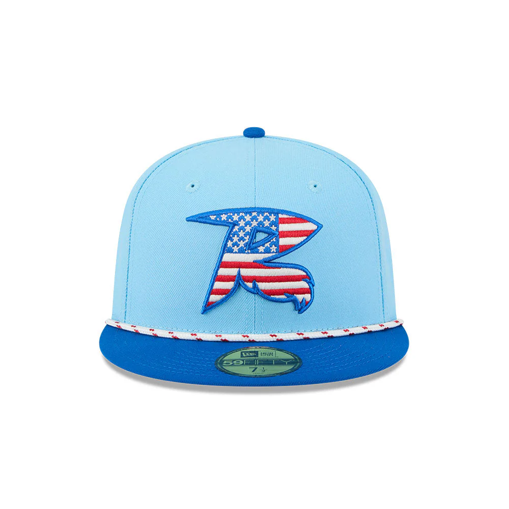 Richmond Flying Squirrels New Era July 4th S&S 59Fifty On-Field Cap - Image 2