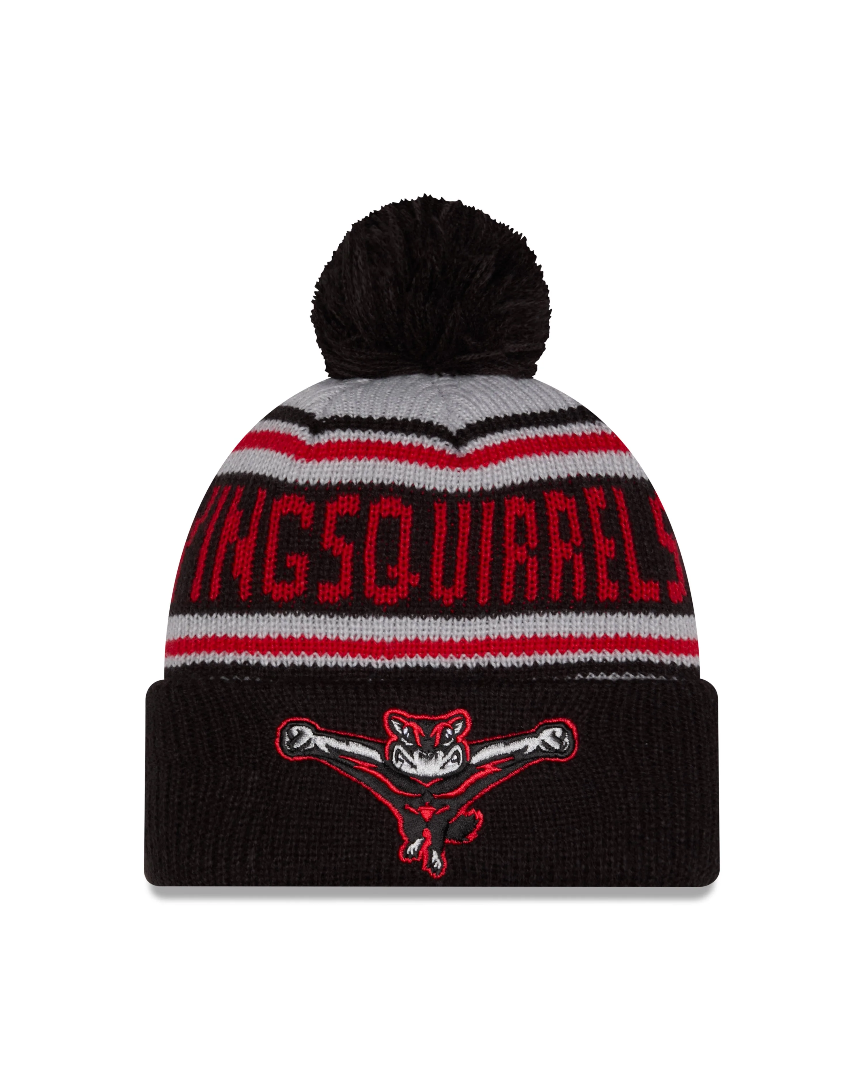 Richmond Flying Squirrels New Era Pom Knit Cap