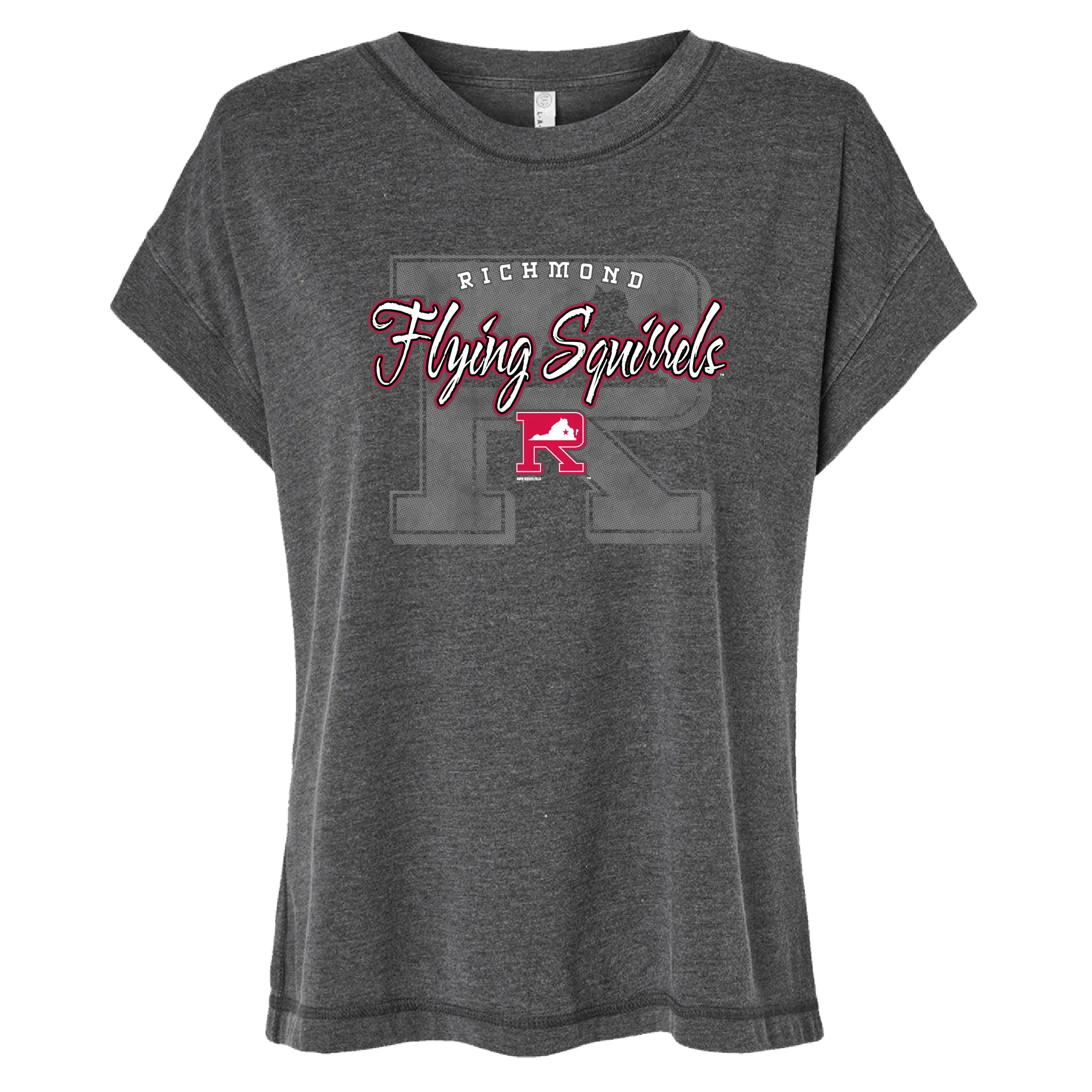Richmond Flying Squirrels Women's Fauxback Relaxed Vintage Wash Tee