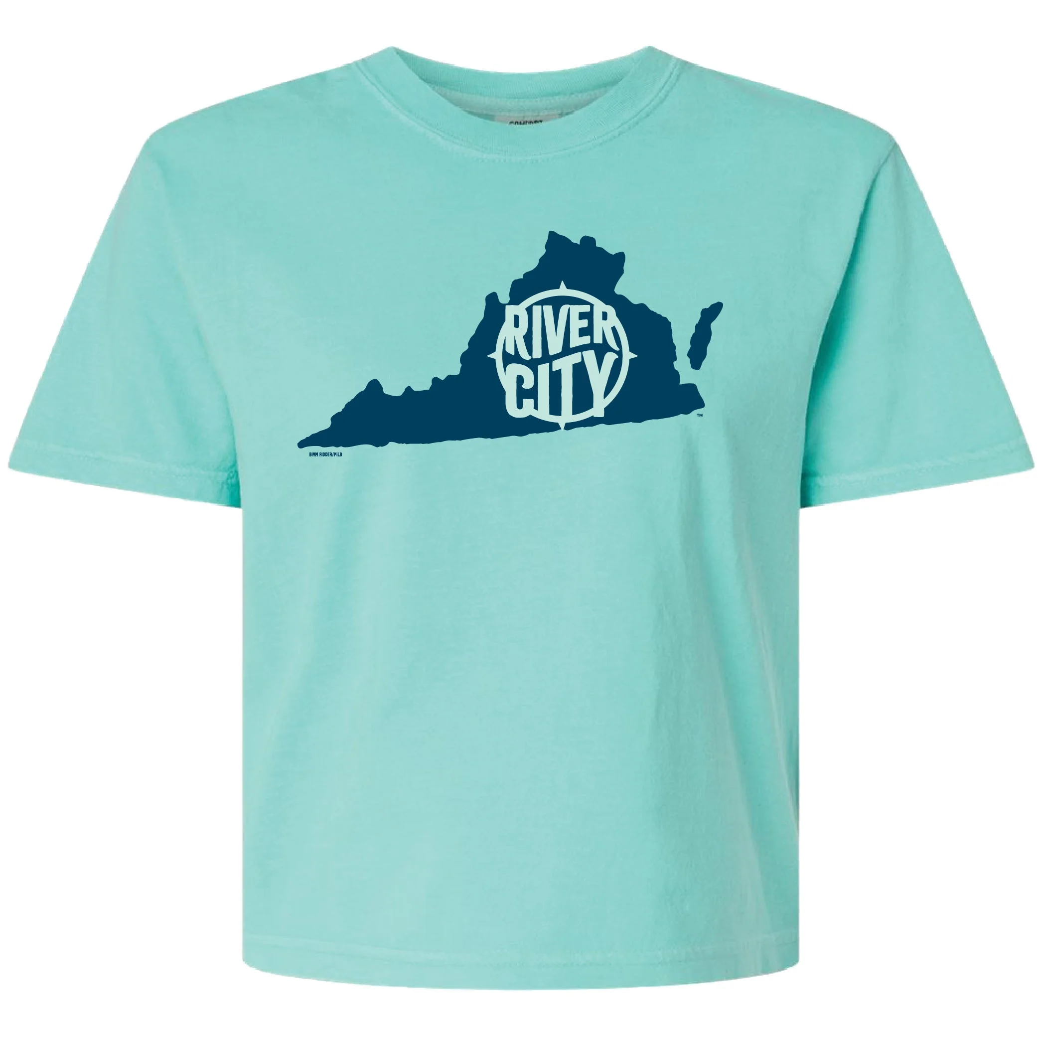 Richmond Flying Squirrels Women's River City Comfort Colors Boxy Tee
