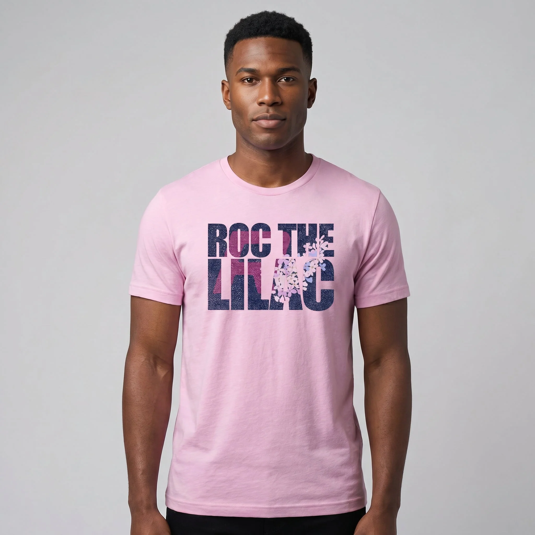 ROC the Lilac Pink Graphic Tee - Image 3