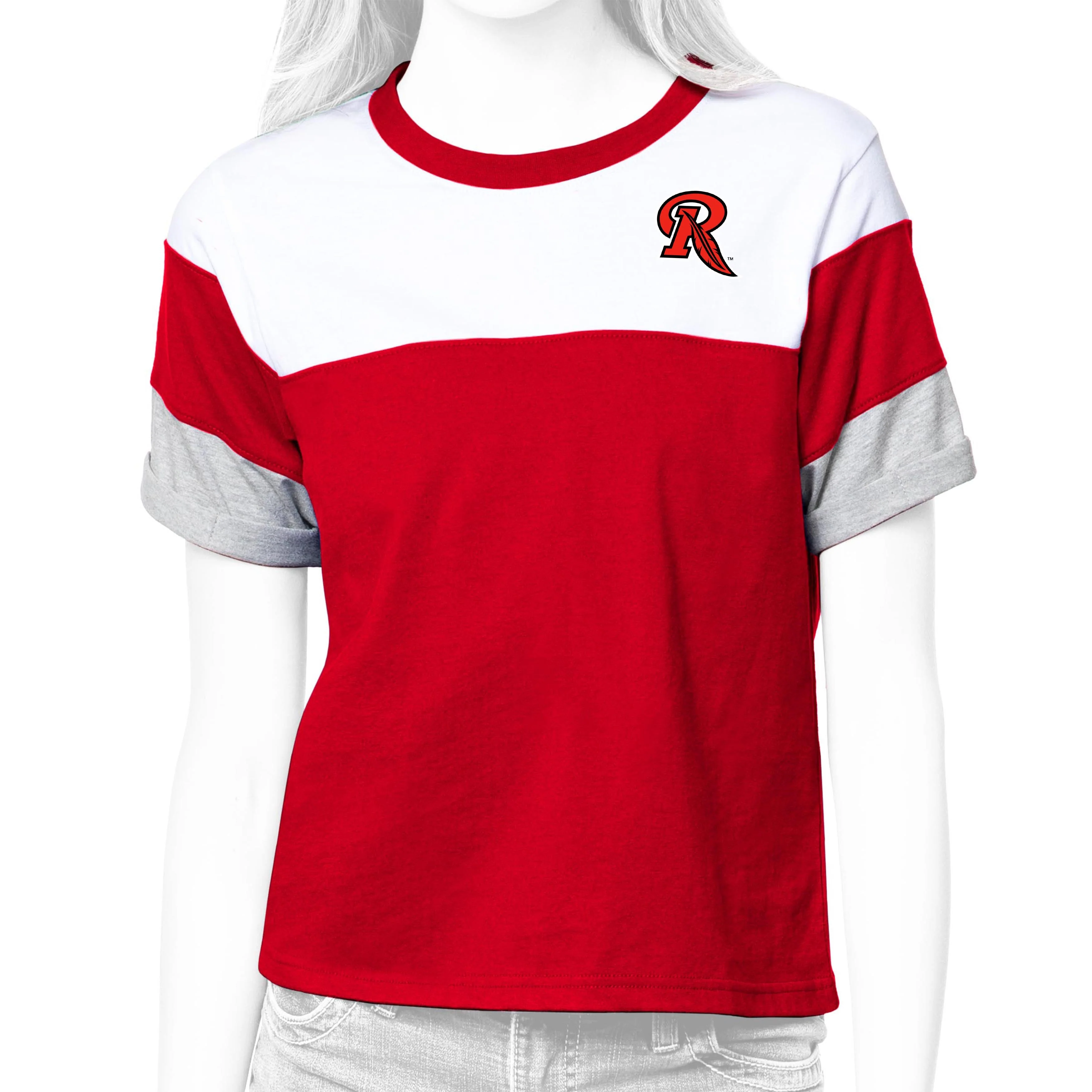 Rochester Red Wings Womens Color Block Tee