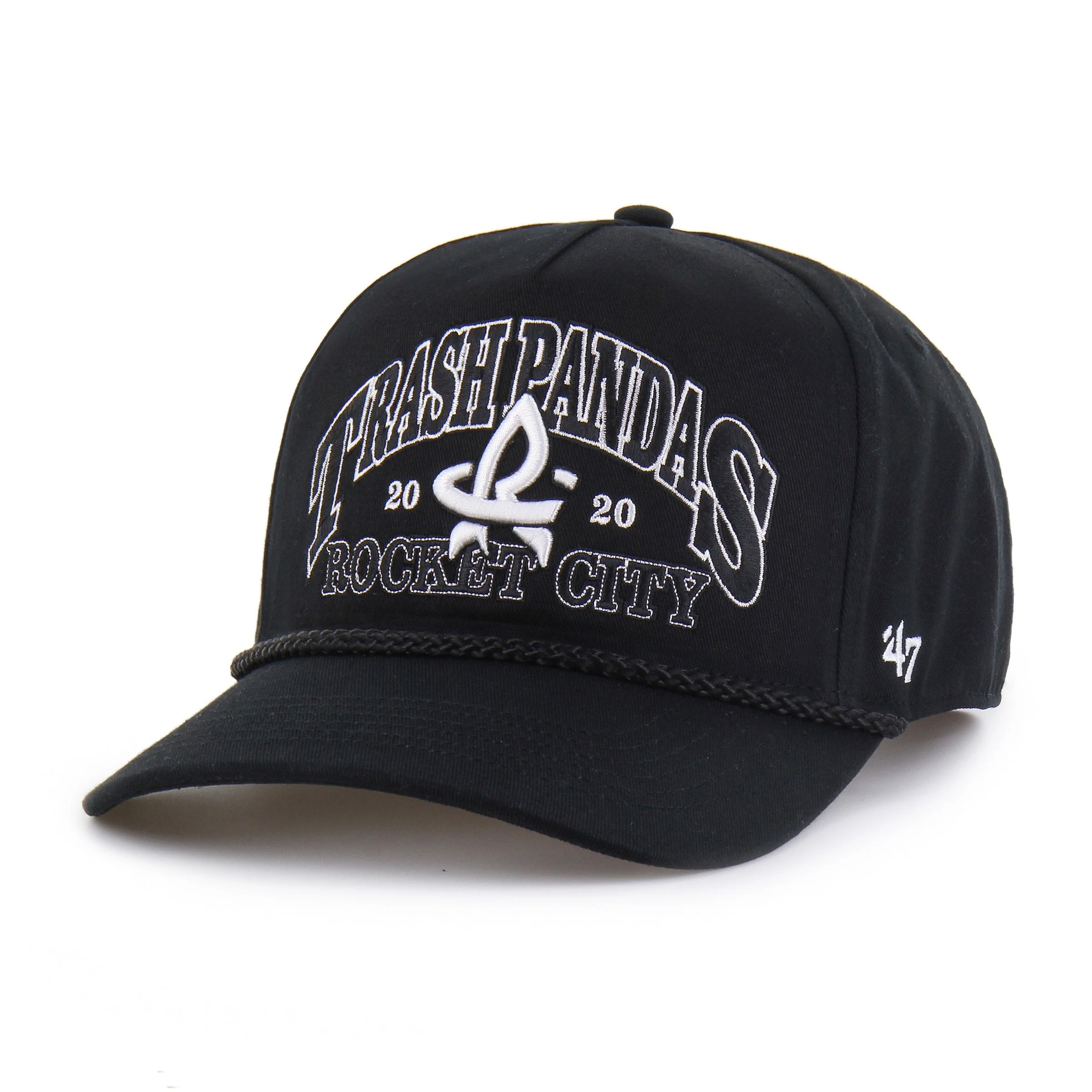 Rocket City Trash Pandas '47 Brand Break Wood Hitch Cap