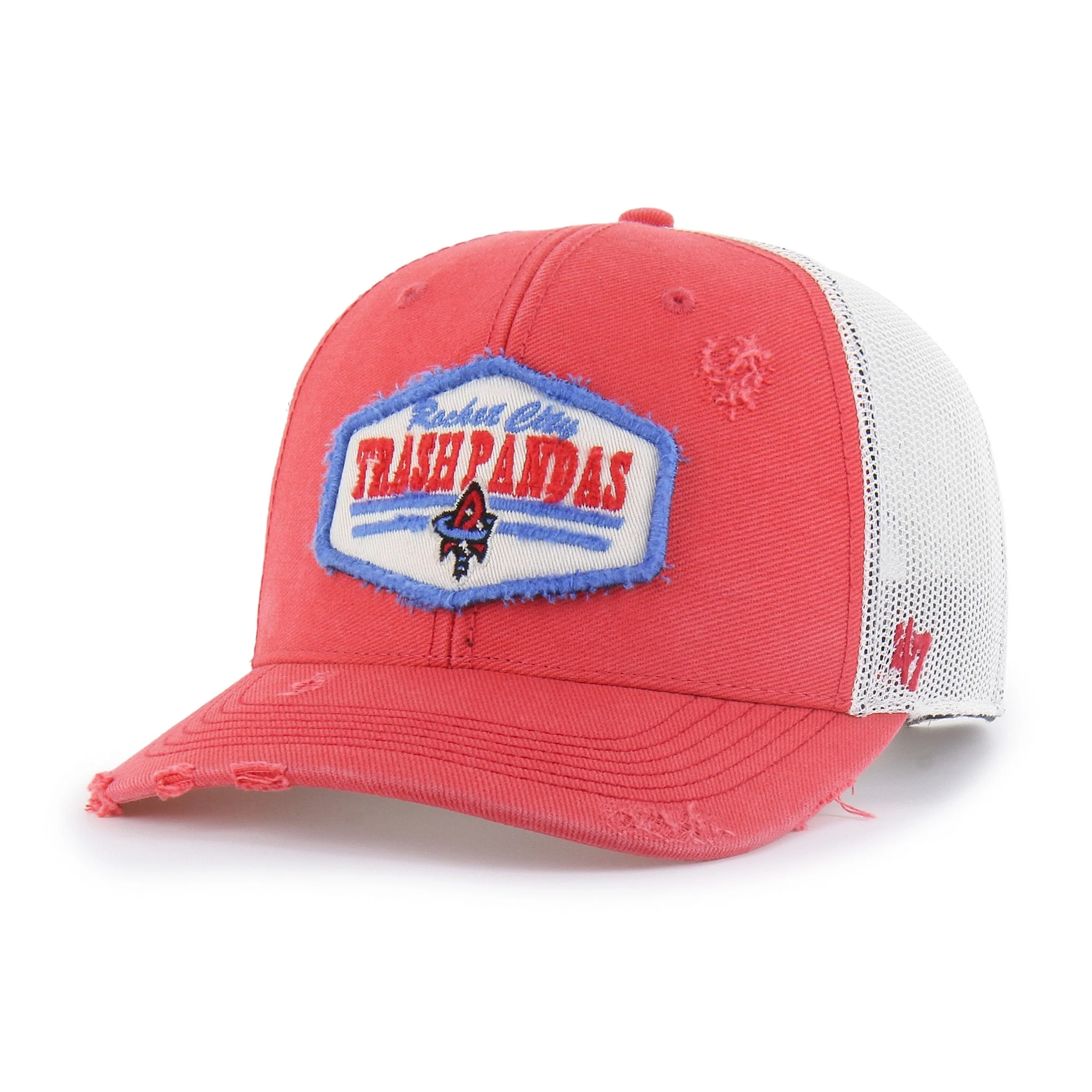 Rocket City Trash Pandas '47 Brand Red Salvage Trucker Cap