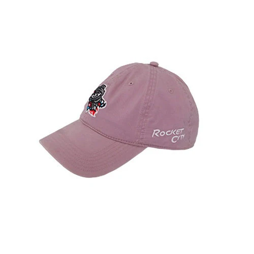 Rocket City Trash Pandas Dusty Rose Primary Twill Cap - Image 2