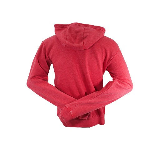 Rocket City Trash Pandas Men's Red Weathered Fleece Hoodie - Image 2