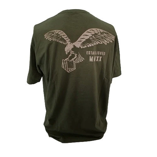 Rocket City Trash Pandas New Era 2026 Armed Forces Olive T-Shirt - Image 2