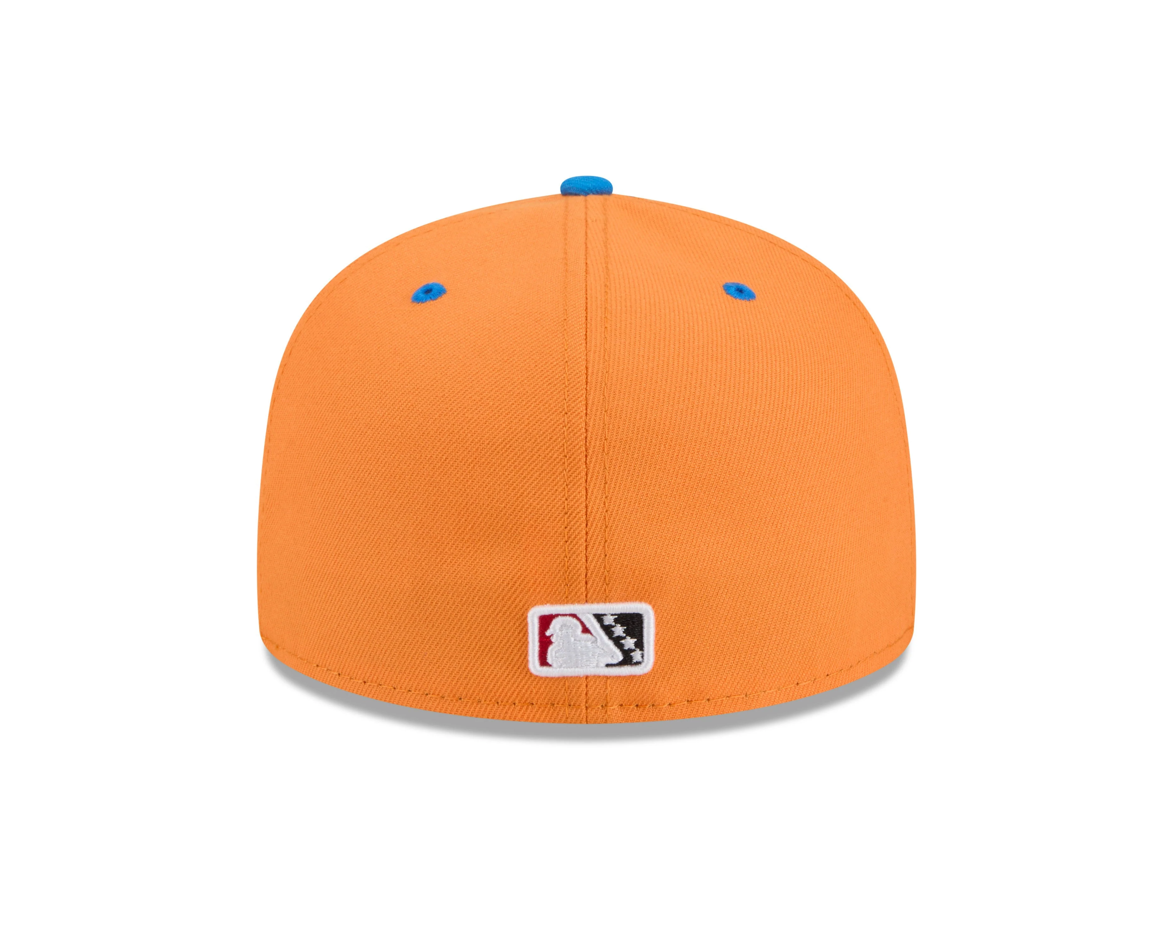 Rocket City Trash Pandas New Era 59FIFTY Copa Orange & Blue Fitted Cap - Image 3
