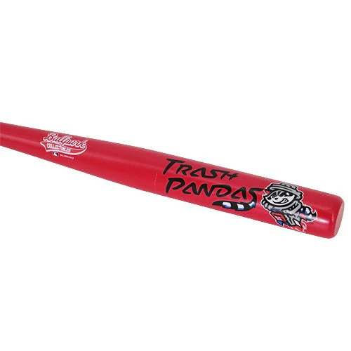 Rocket City Trash Pandas Red Mini Bat - Image 2