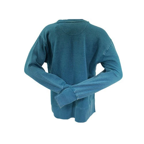 Rocket City Trash Pandas Women's Ocean Depths Weathered Crewneck - Image 2