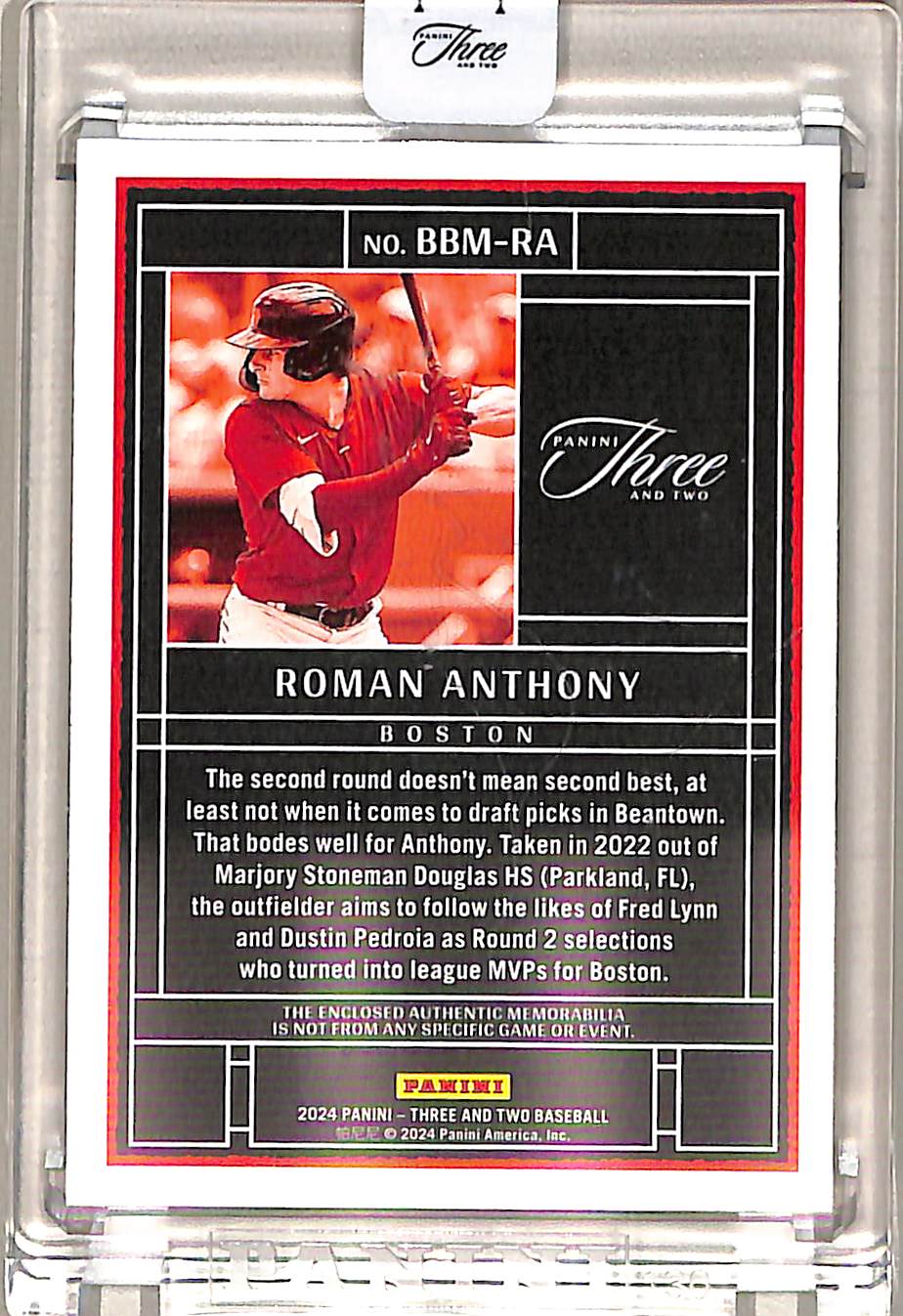 Roman Anthony 2024 Panini Three and Two Baseball - Image 2