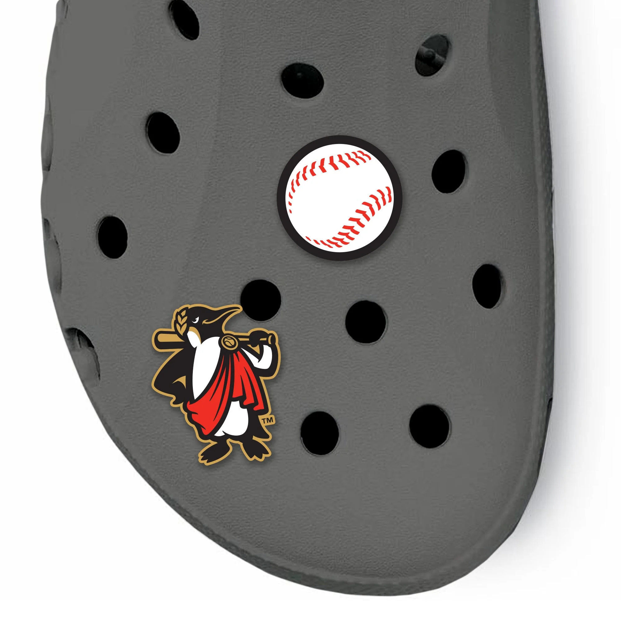 Rome Emperors 2 pack Rubber Clog Foot Charms - Image 2