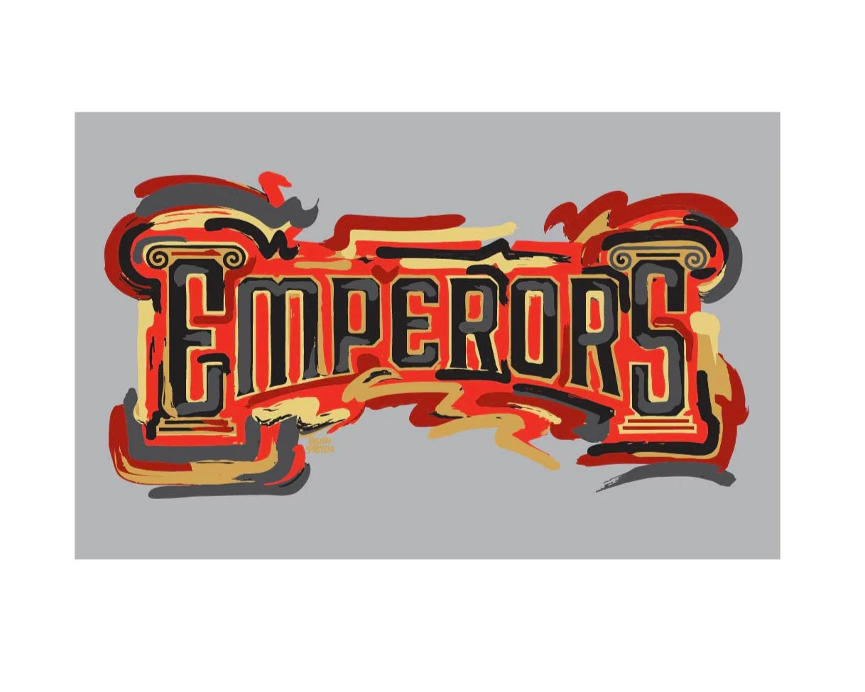 Rome Emperors Adult Heather Gray Storm Striker T-Shirt - Image 2